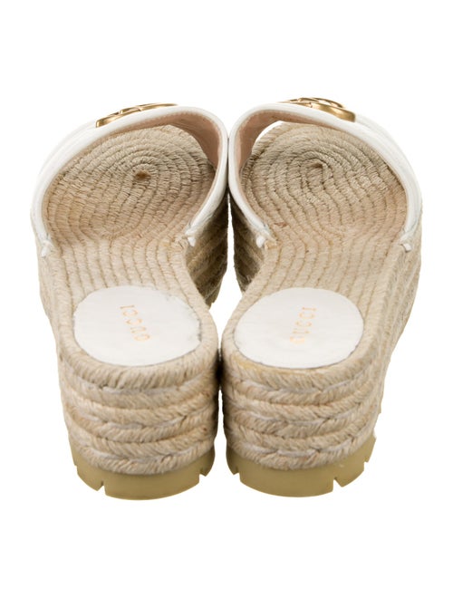 Gucci Quilted Pattern Leather Espadrilles