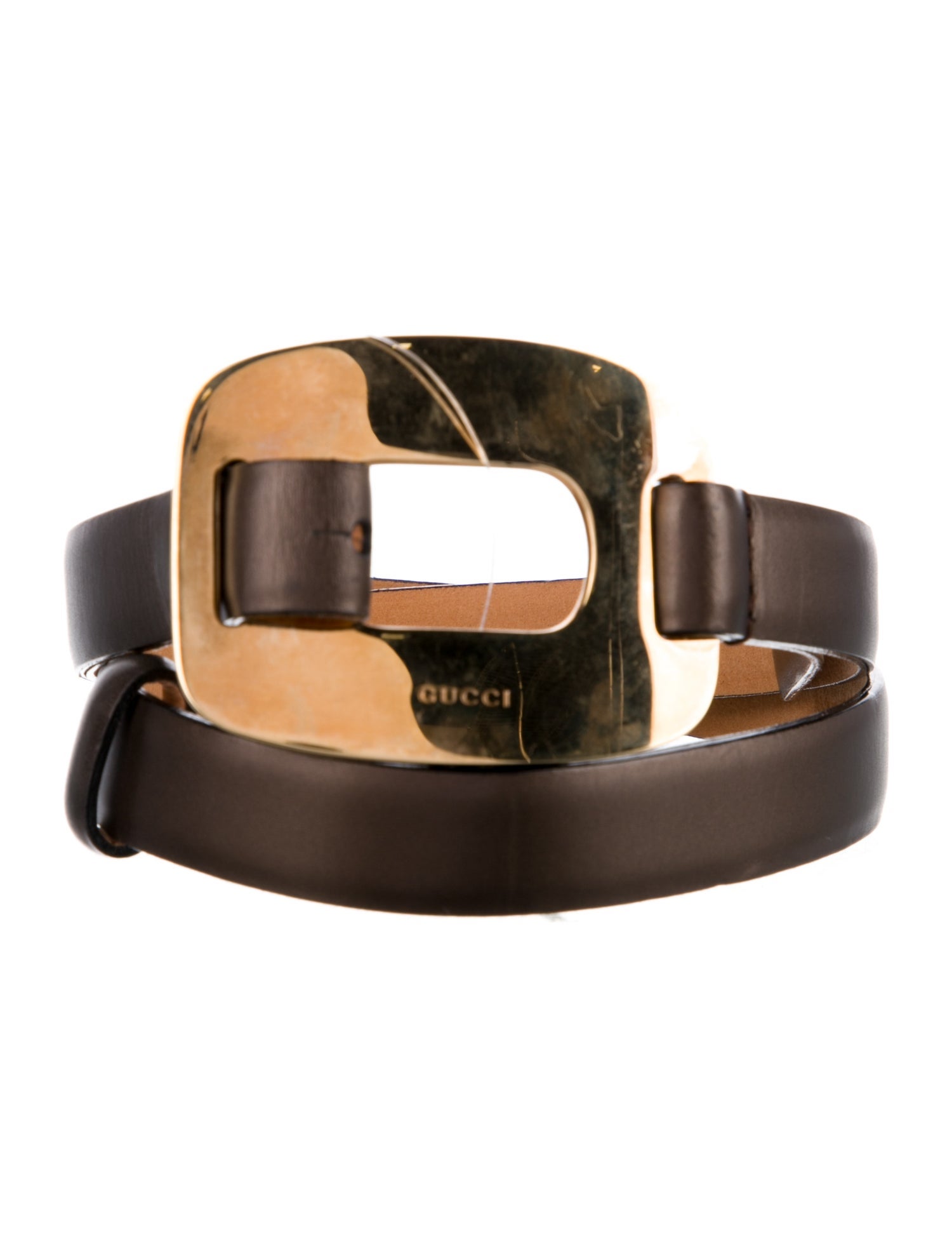 Gucci Skinny Leather Belt