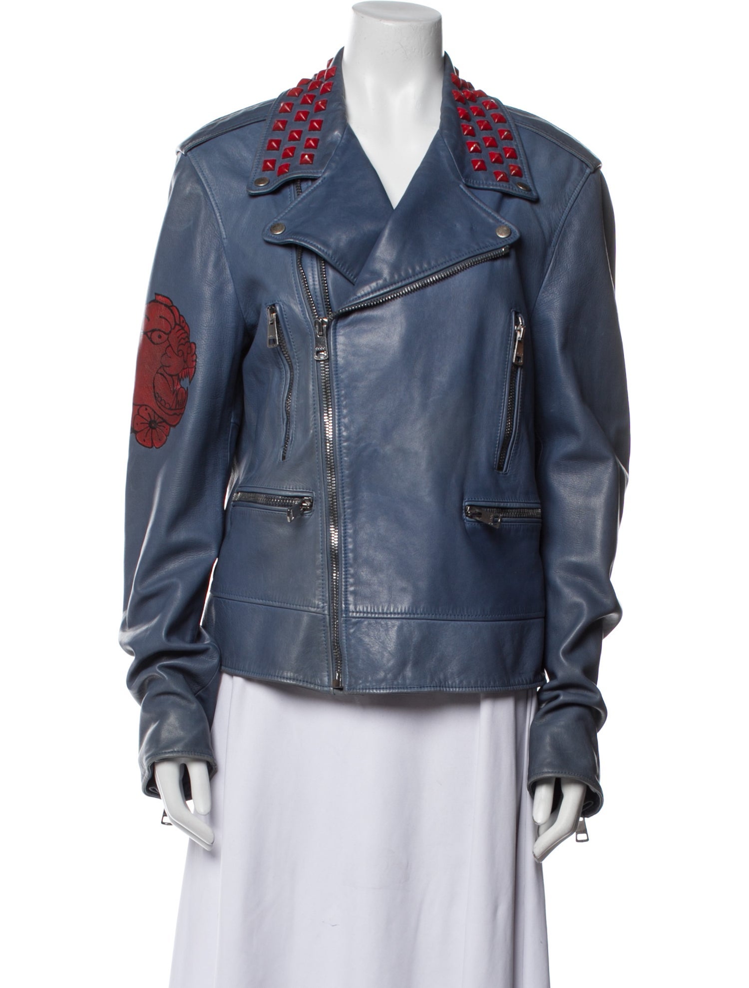 Gucci Lamb Leather Biker Jacket