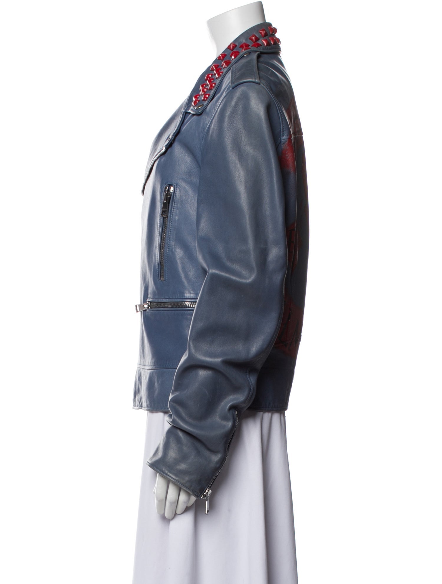 Gucci Lamb Leather Biker Jacket