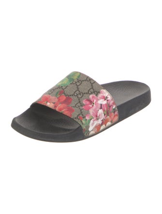 Gucci Floral Print Slides