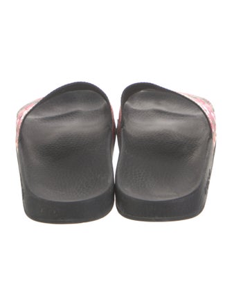 Gucci Floral Print Slides