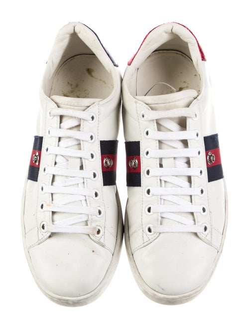 Gucci Sylvie Web Accent Leather Sneakers