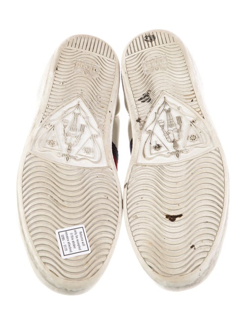 Gucci Sylvie Web Accent Leather Sneakers