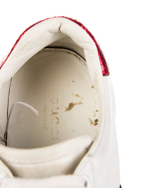 Gucci Sylvie Web Accent Leather Sneakers