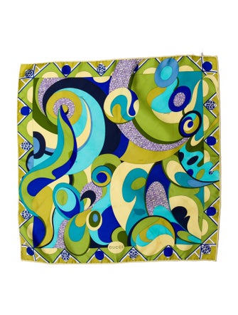 Gucci Silk Printed Scarf