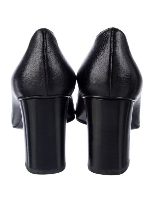 Gucci Web Accent Leather Pumps