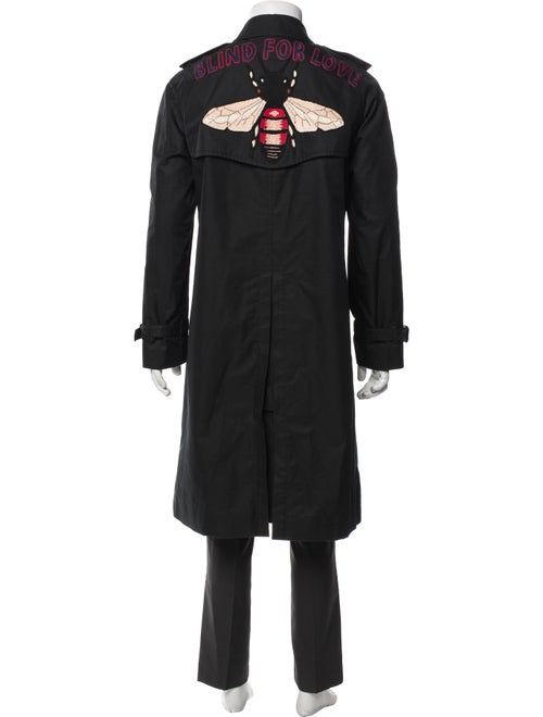 Gucci 2016 Web Accent Trench Coat
