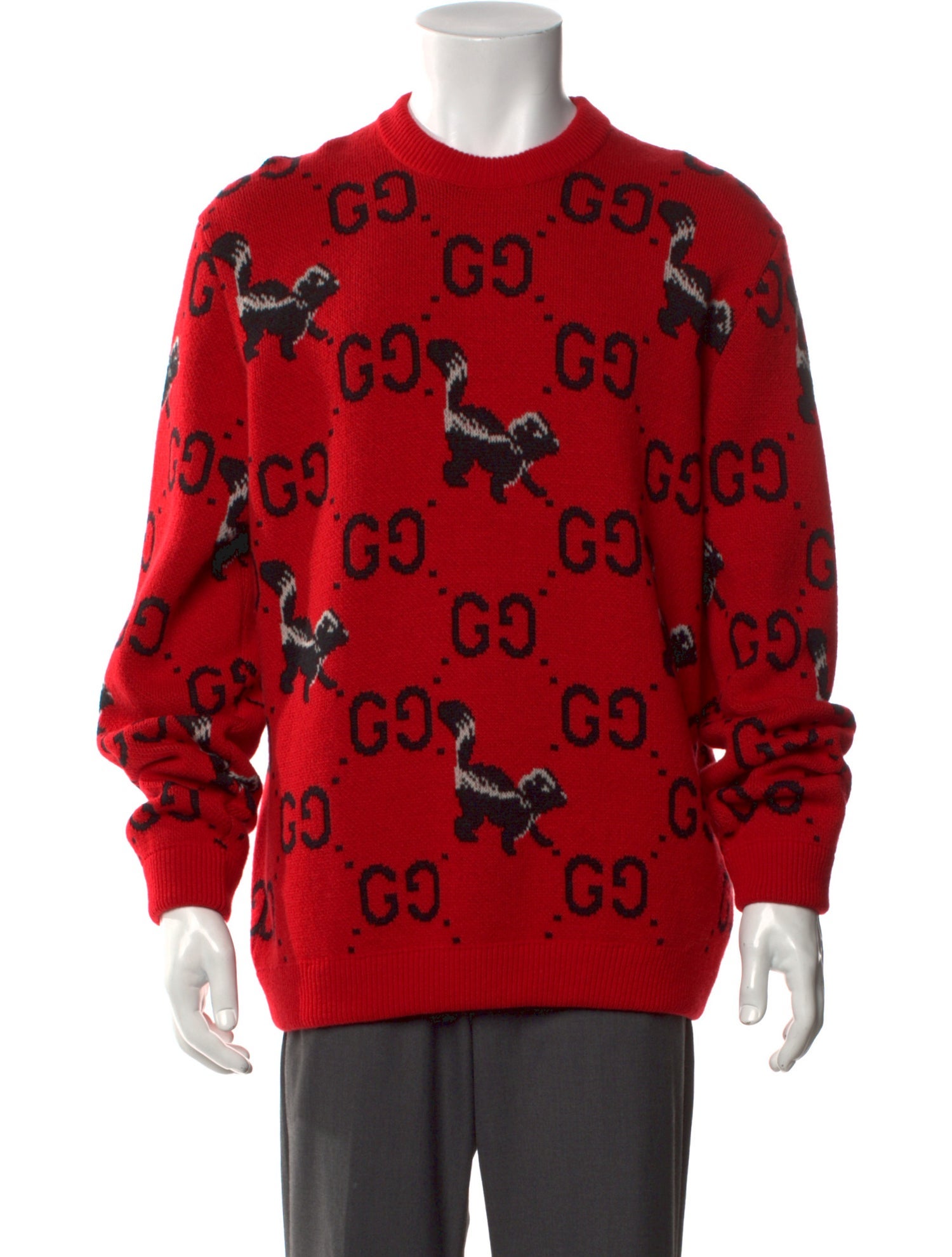Gucci GG Logo Wool Pullover