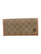 Gucci GG Canvas Hysteria Crest Wallet GG Canvas Continental Wallet