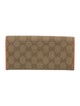 Gucci GG Canvas Hysteria Crest Wallet GG Canvas Continental Wallet
