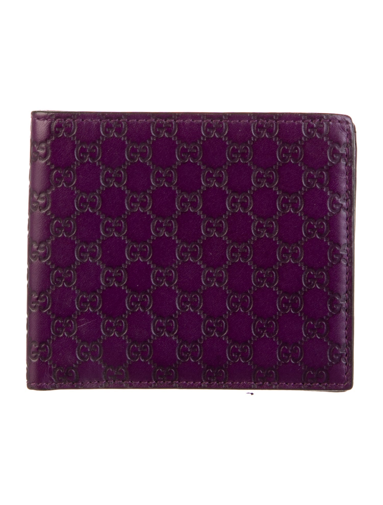 Gucci Microguccissima Pattern Leather Wallet