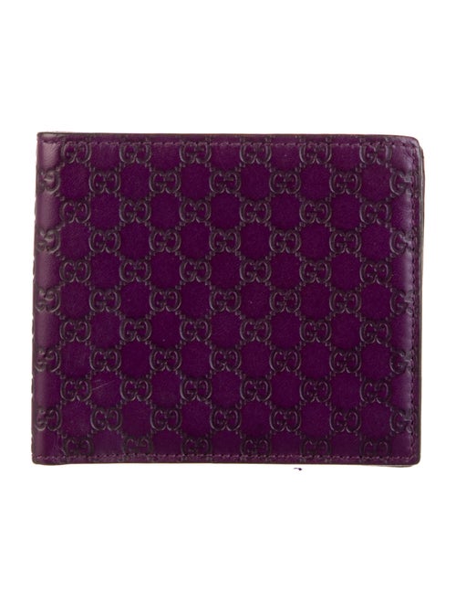 Gucci Microguccissima Pattern Leather Wallet