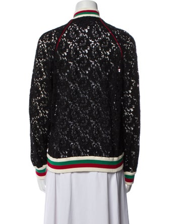 Gucci 2019 Lace Bomber Jacket