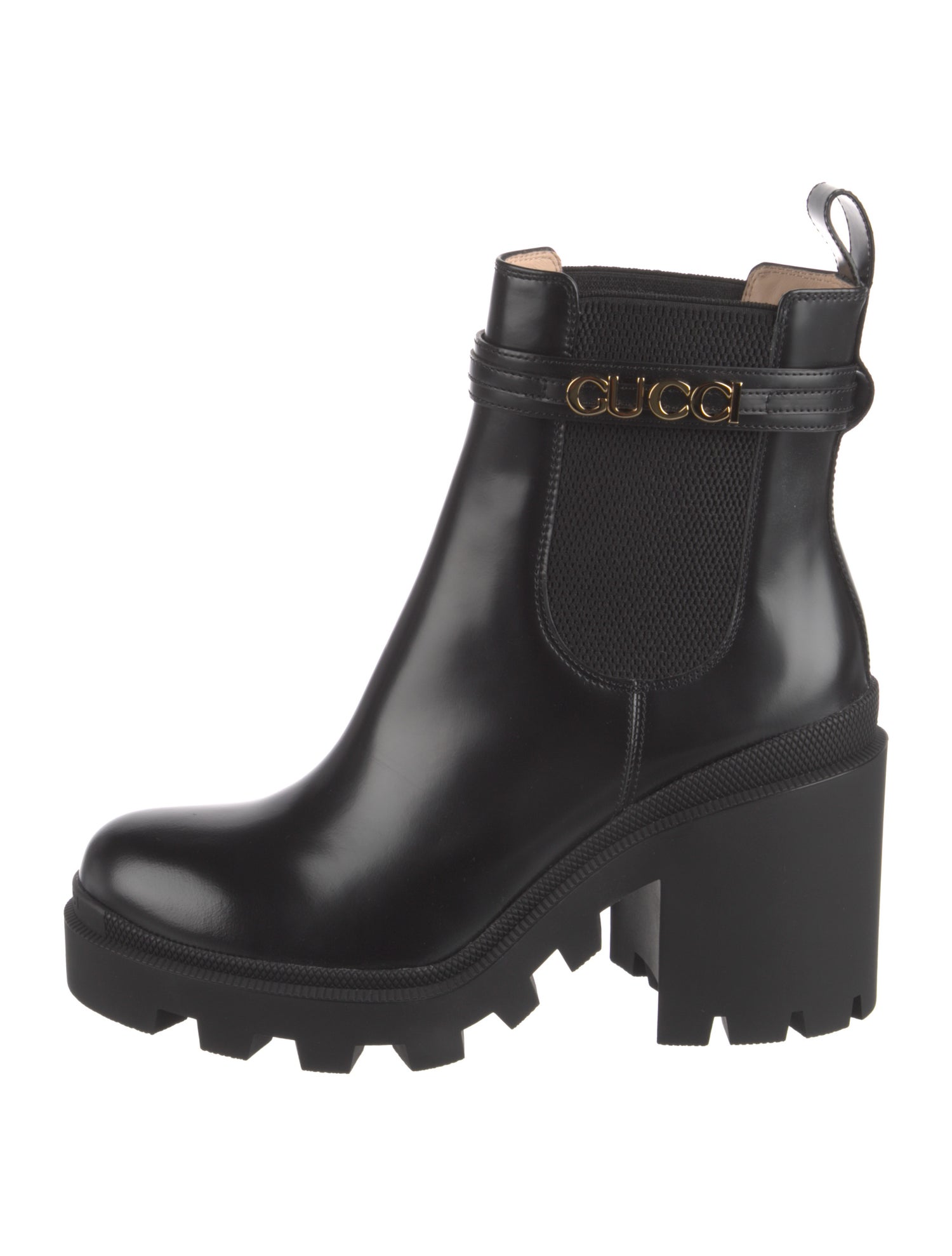 Gucci Leather Rain Boots