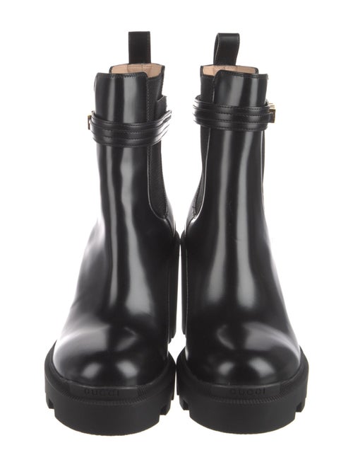 Gucci Leather Rain Boots