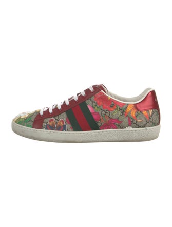 Gucci Flora Print Sneakers