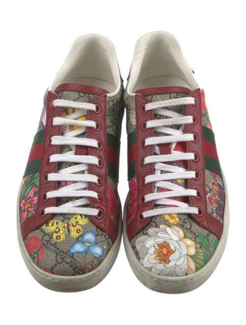 Gucci Flora Print Sneakers