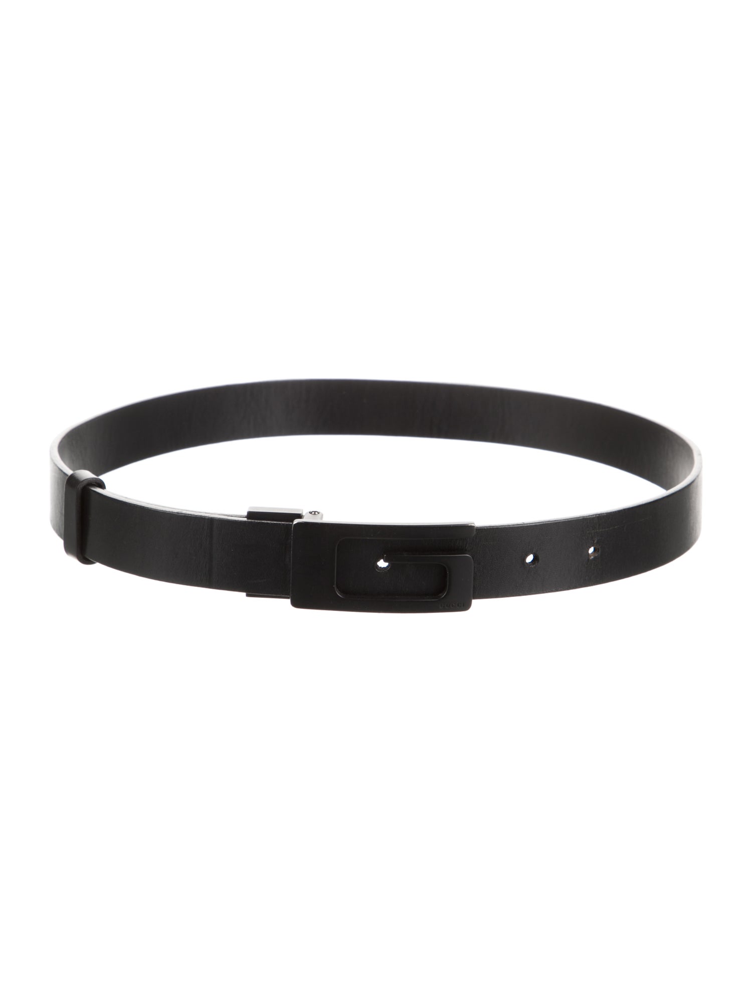 Gucci Skinny Leather Waist Belt