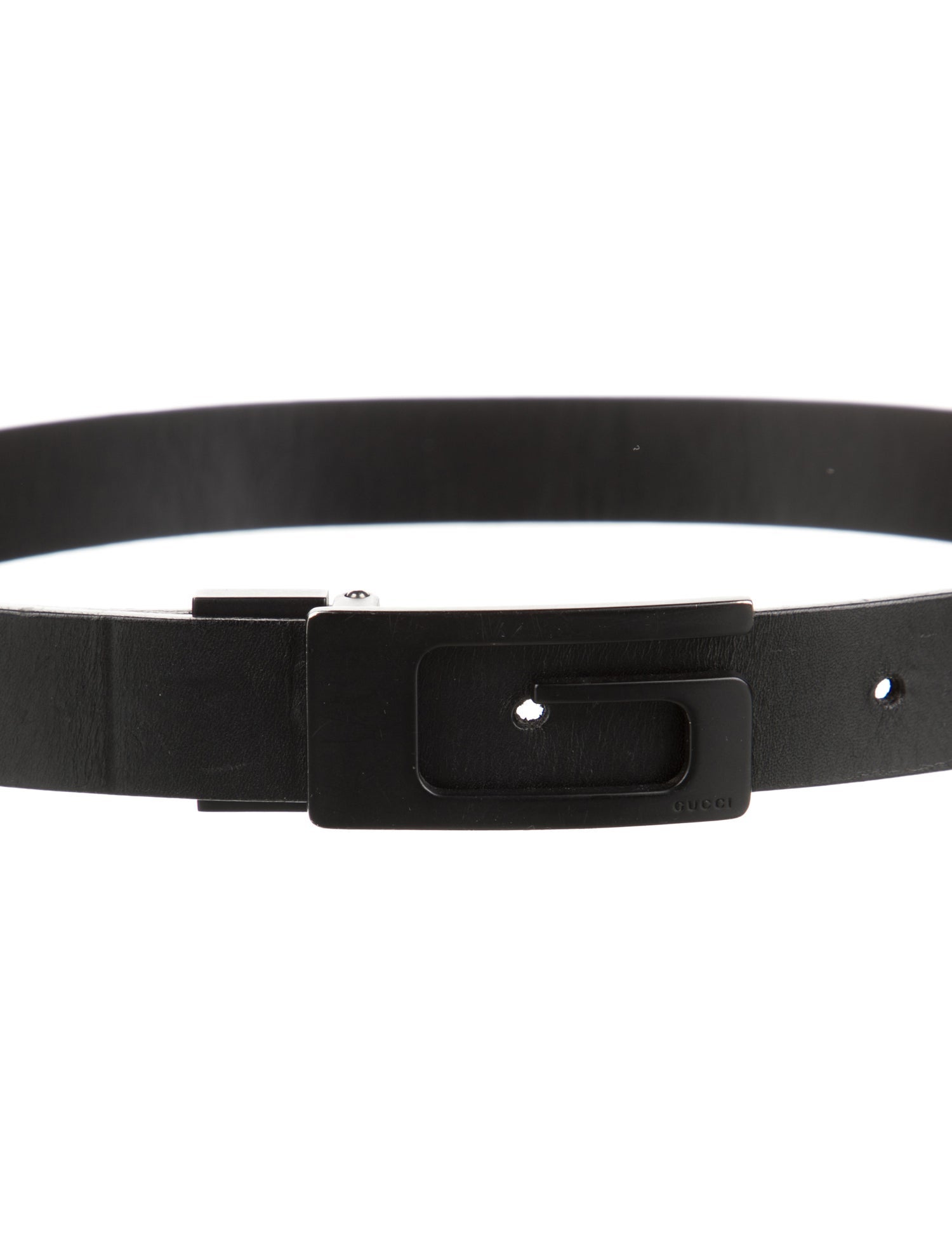 Gucci Skinny Leather Waist Belt