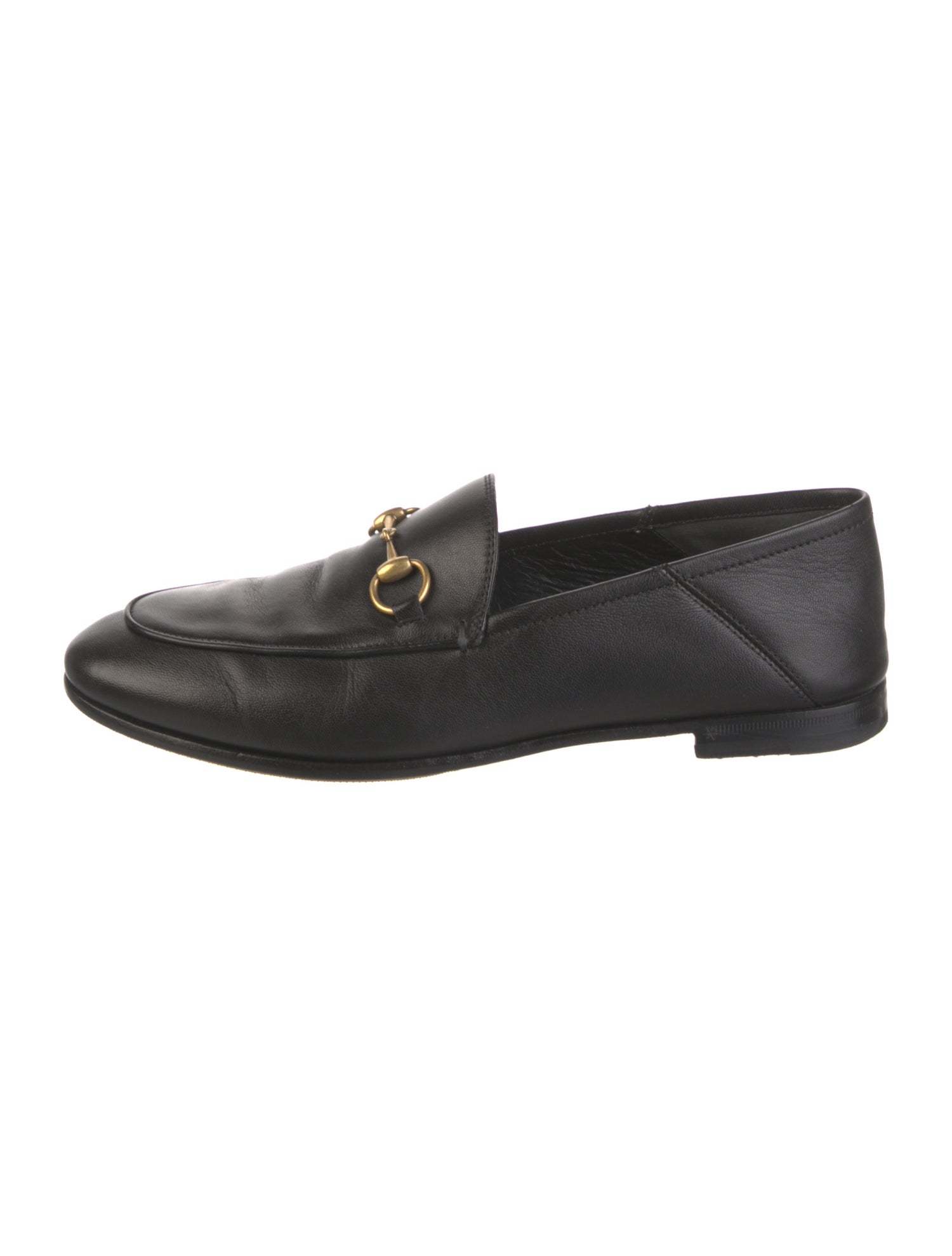 Gucci Horsebit Accent Leather Loafers
