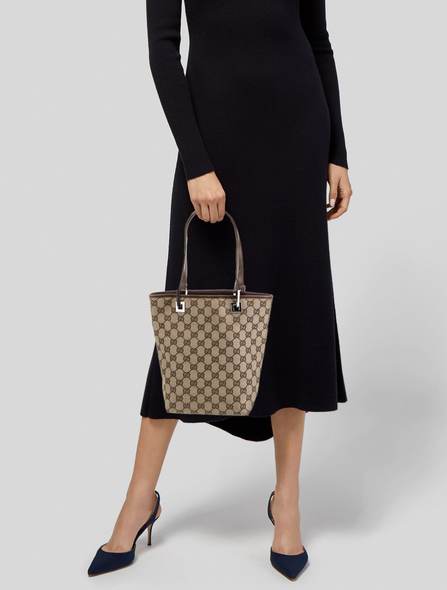 Gucci GG Canvas Bucket Bag Vintage