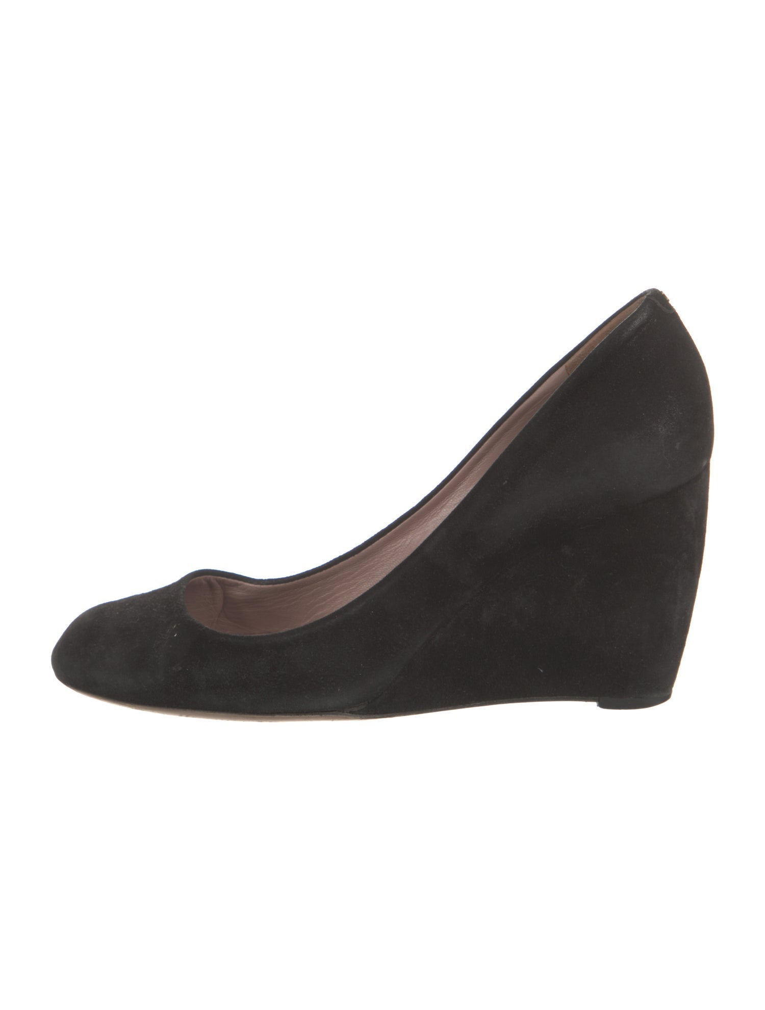 Gucci Interlocking G Logo Suede Pumps