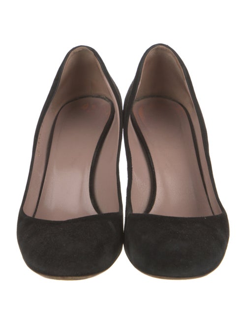 Gucci Interlocking G Logo Suede Pumps