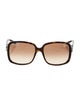 Gucci Web Accent Oversize Sunglasses