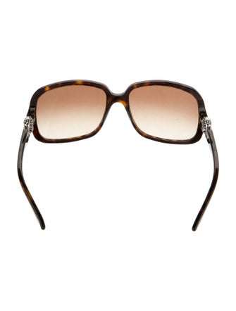 Gucci Web Accent Oversize Sunglasses