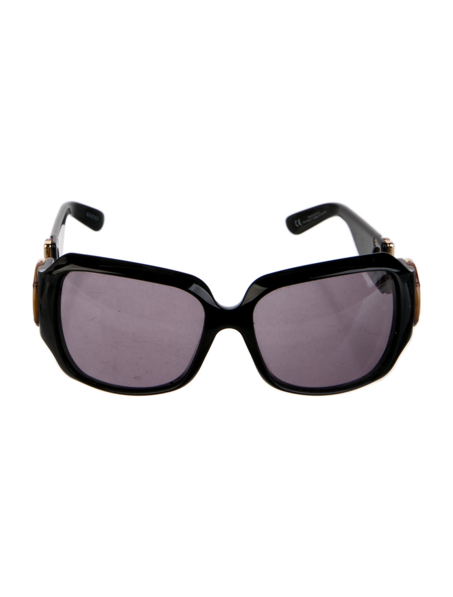 Gucci Bamboo Accent Square Sunglasses