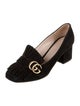 Gucci GG Logo Suede Pumps