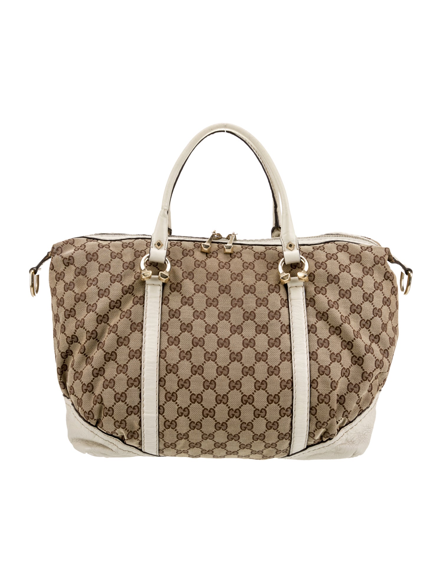 Gucci Canvas Top Handle Bag