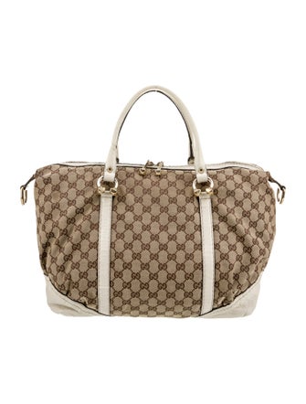 Gucci Canvas Top Handle Bag