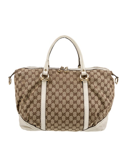 Gucci Canvas Top Handle Bag