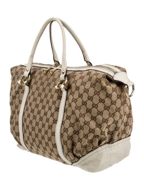 Gucci Canvas Top Handle Bag
