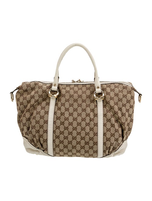 Gucci Canvas Top Handle Bag