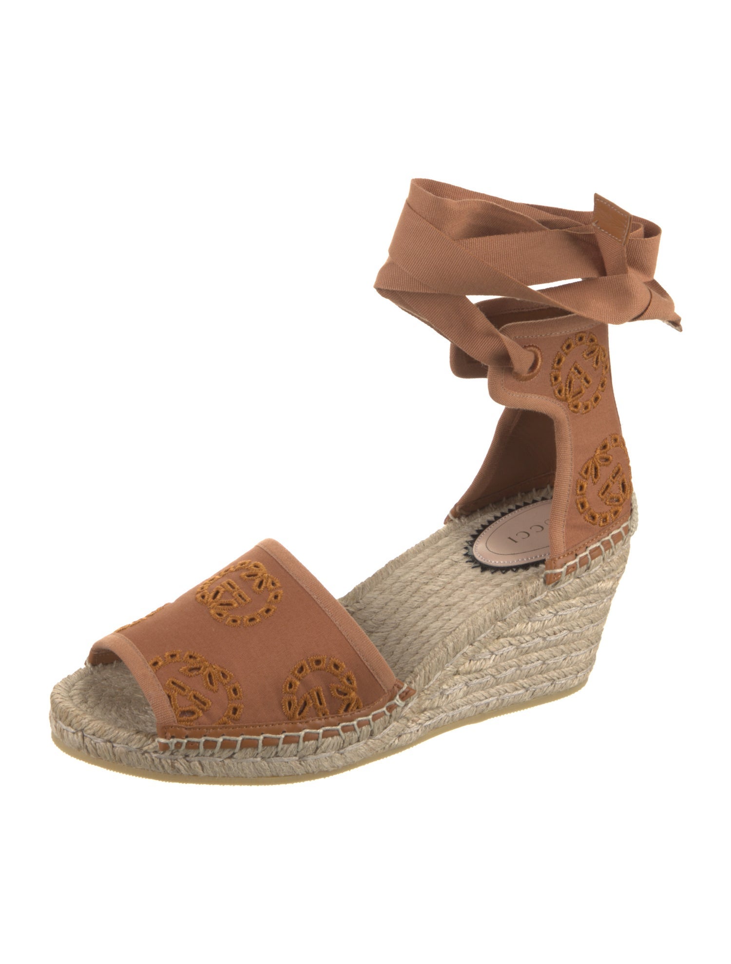 Gucci Interlocking G Logo Canvas Espadrilles