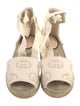 Gucci Interlocking G Logo Canvas Espadrilles