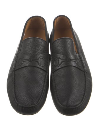 Gucci Horsebit Accent Leather Drivers