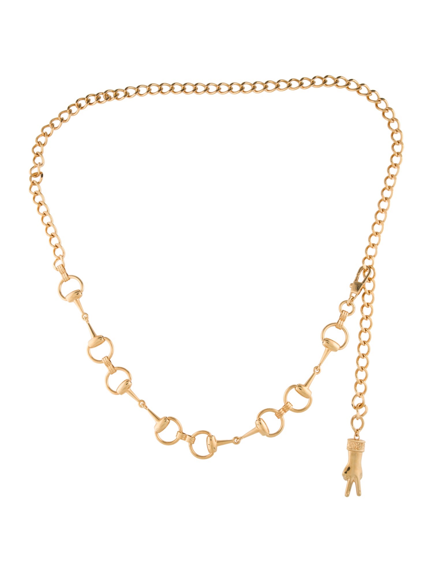 Gucci Horsebit Accent Metal Waist Belt