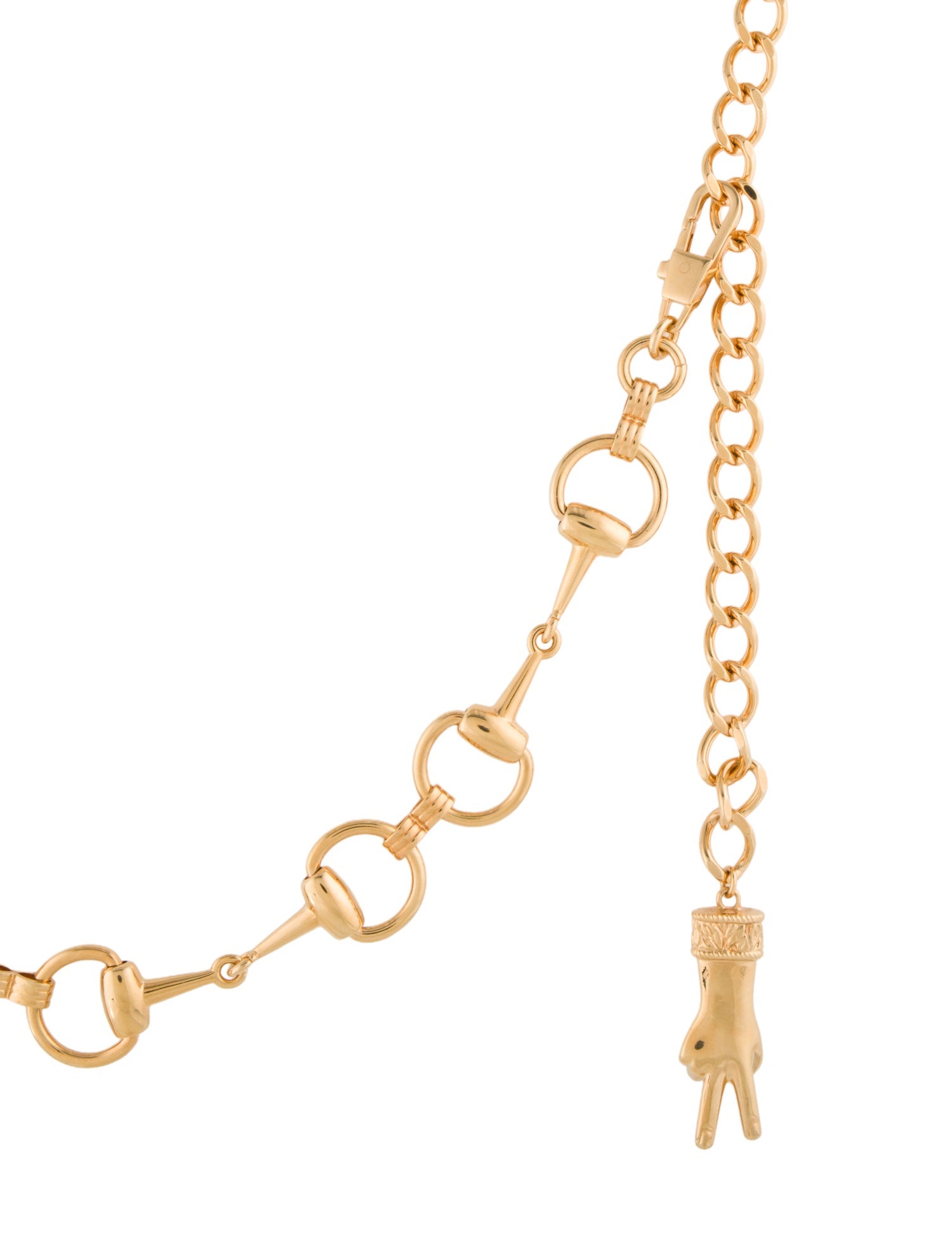 Gucci Horsebit Accent Metal Waist Belt