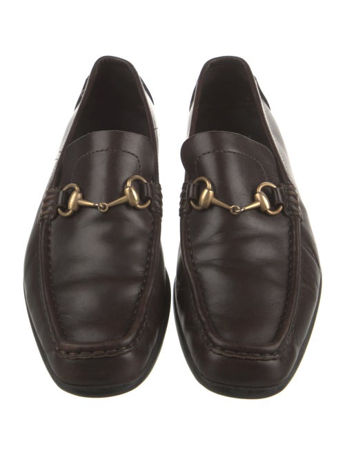 Gucci Horsebit Accent Leather Drivers