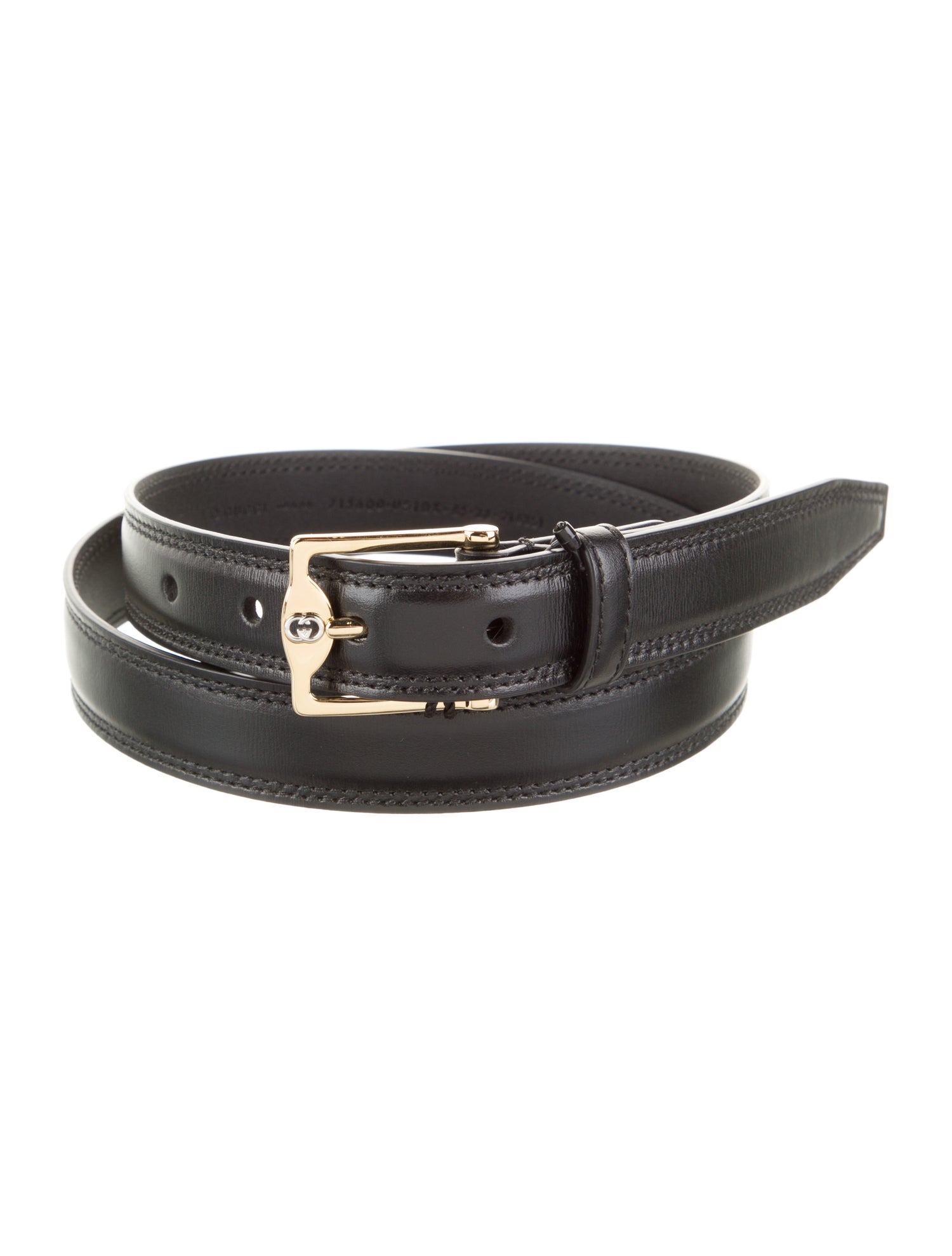 Gucci Skinny Leather Belt