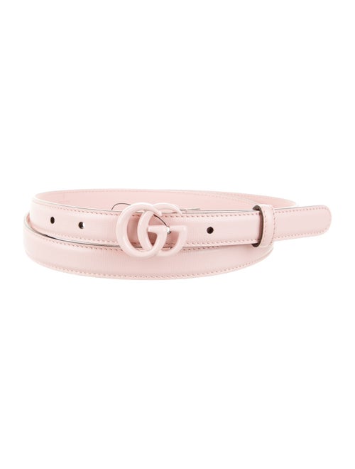 Gucci Double G Logo Skinny Belt