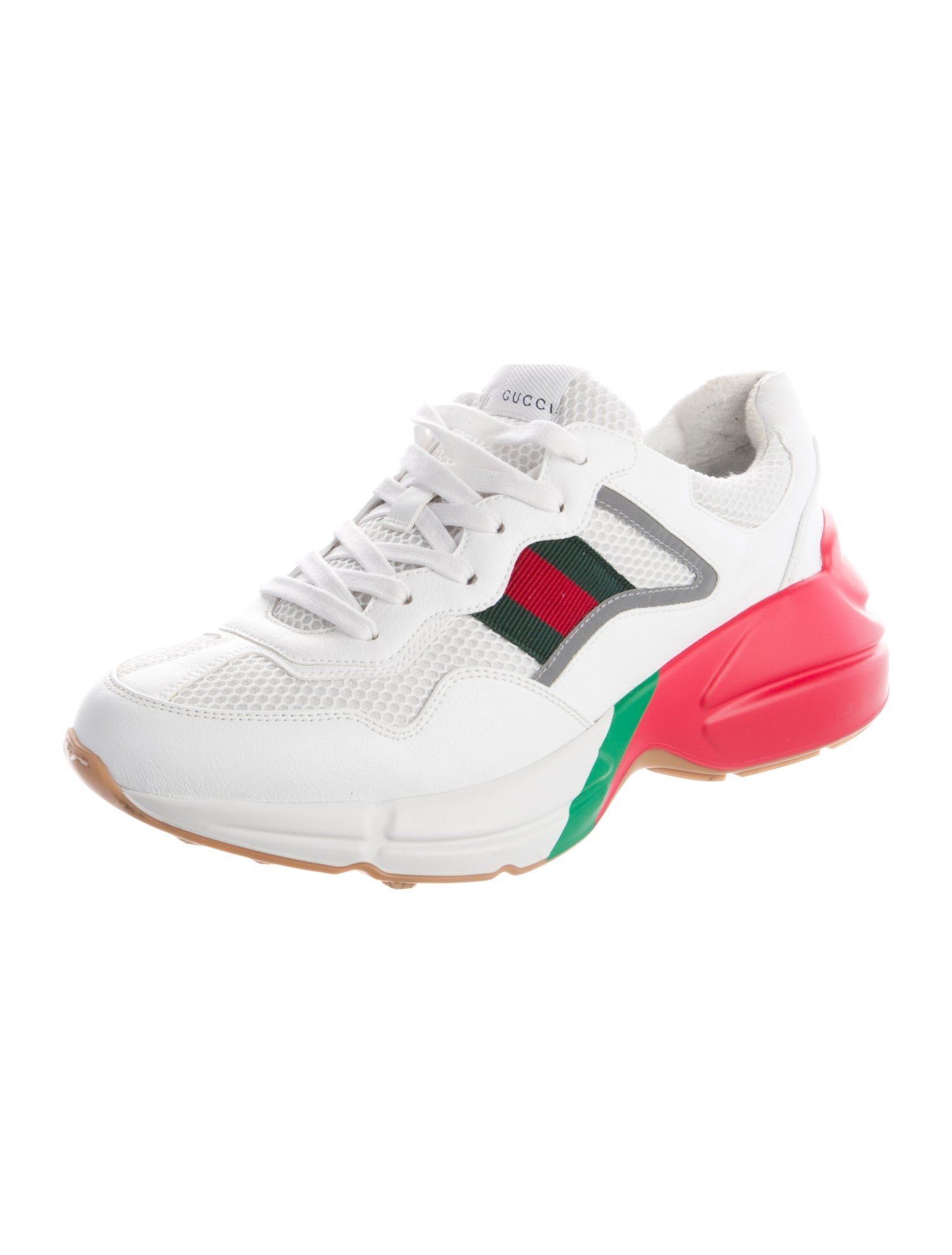 Gucci Web Accent Mesh Sneakers