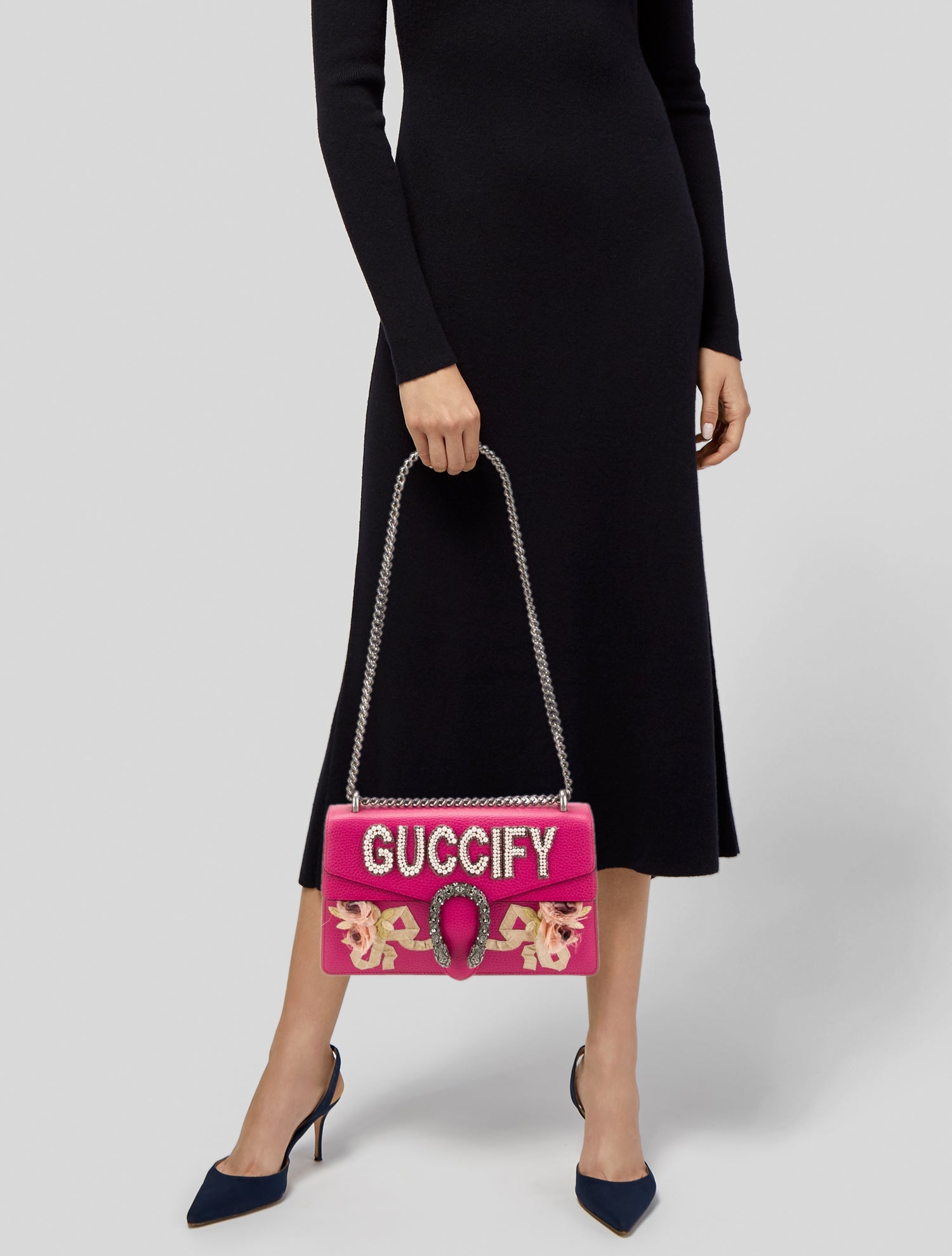 Gucci Faux Pearl Shoulder Bag