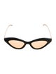 Gucci Interlocking G Logo Cat-Eye Sunglasses