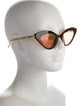 Gucci Interlocking G Logo Cat-Eye Sunglasses
