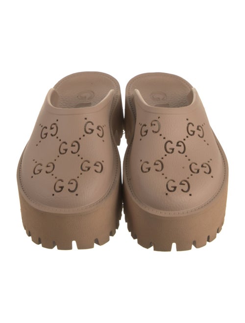 Gucci GG Logo Rubber Mules